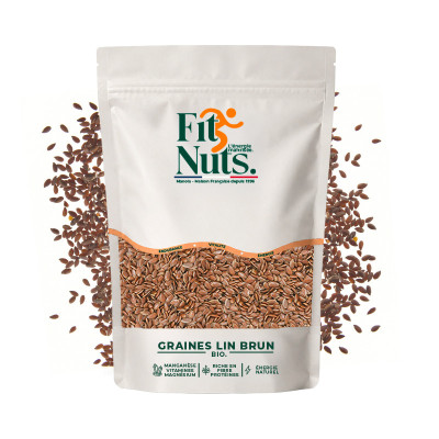 Graines de lin brun | Fibres, oméga-3 & nutrition fonctionnelle