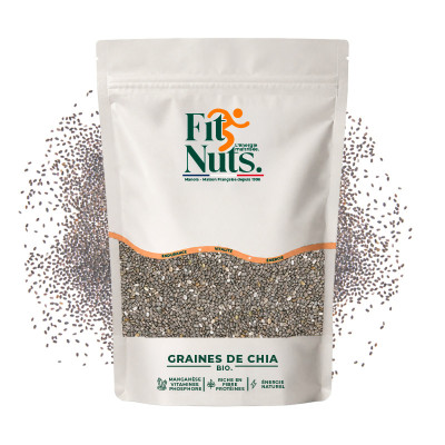 Graines de Chia – Oméga‑3, Fibres & Énergie Naturelle | Super‑aliment