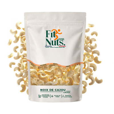 Noix de Cajou Crues – Énergie Naturelle & Bons Lipides | Snack Sain