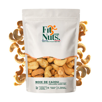 Noix de Cajou Grillées Sans Sel – Énergie Naturelle & Croquant Premium