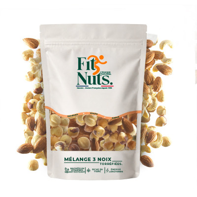 Mélange de 3 Noix – Énergie Naturelle & Bons Lipides | Snack Sain & Sportif