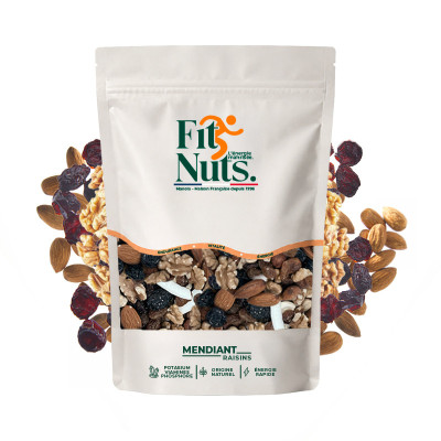 Mendiant Raisins – Mélange Fruit Sec & Fruits à Coque Énergétique