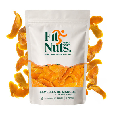 Lamelles de Mangue au Jus de Mangue – Fruit Exotique, Moelleux & Énergétique