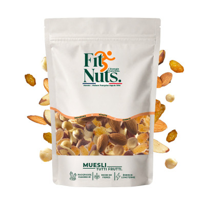 Un muesli fruité, complet et gourmand, pensé pour l’énergie quotidienne, la satiété et le plaisir naturel.