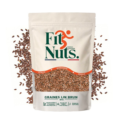 Graines de lin brun | Fibres, oméga-3 & nutrition fonctionnelle