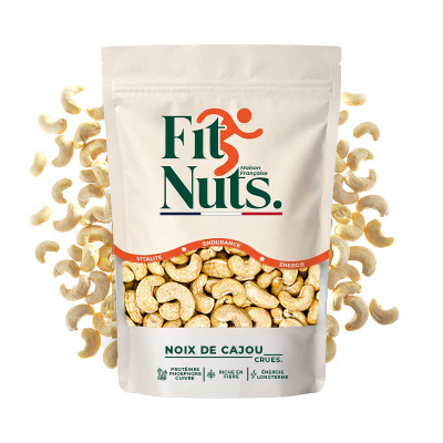 Noix de Cajou Crues – Énergie Naturelle & Bons Lipides | Snack Sain
