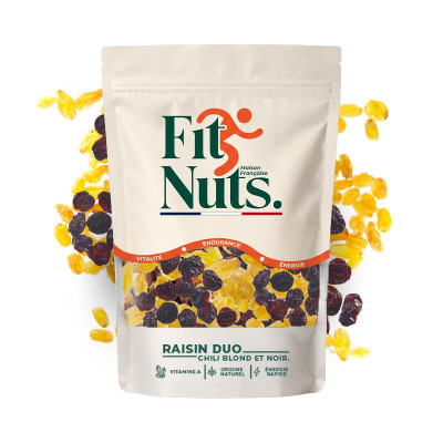 Raisin Duo Chili Blonde & Chili Noir – Énergie Fruitée & Collation Naturelle