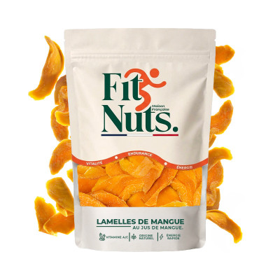 Lamelles de Mangue au Jus de Mangue – Fruit Exotique, Moelleux & Énergétique