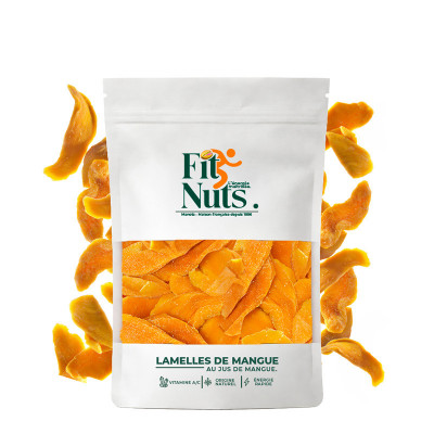 Lamelles de Mangue au Jus de Mangue – Fruit Exotique, Moelleux & Énergétique