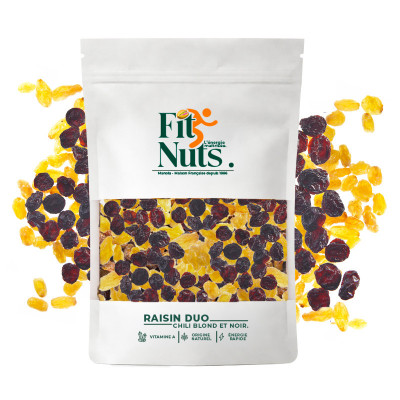 Raisin Duo Chili Blonde & Chili Noir – Énergie Fruitée & Collation Naturelle