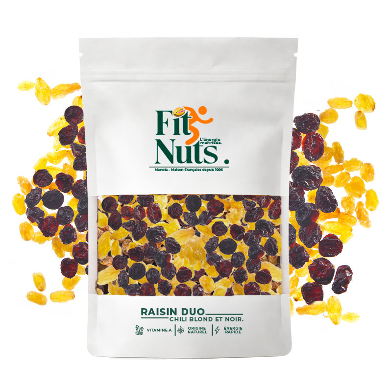 Raisin Duo Chili Blonde & Chili Noir – Énergie Fruitée & Collation Naturelle