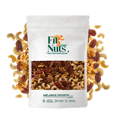 Mélange de 3 Noix – Énergie Naturelle & Bons Lipides | Snack Sain & Sportif