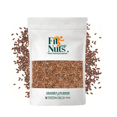 Graines de lin brun | Fibres, oméga-3 & nutrition fonctionnelle