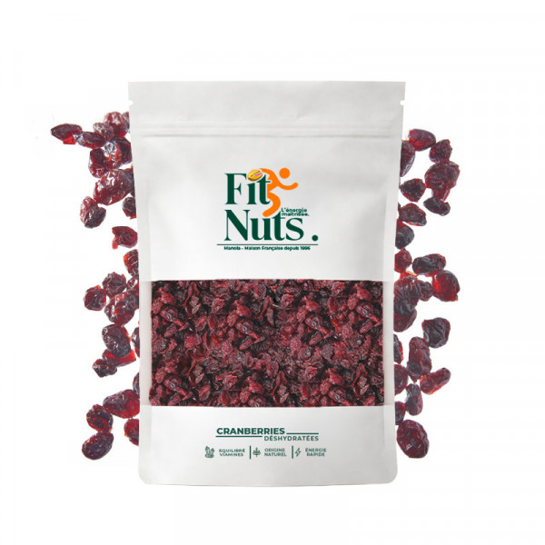 CRANBERRIES ENTIÈRES DESHYDRATÉES